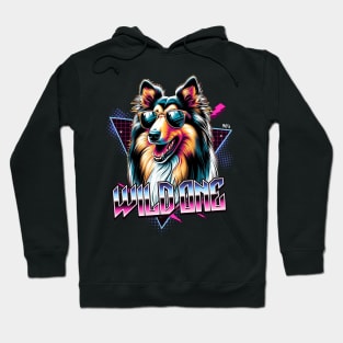 Wild One Collie Dog Hoodie